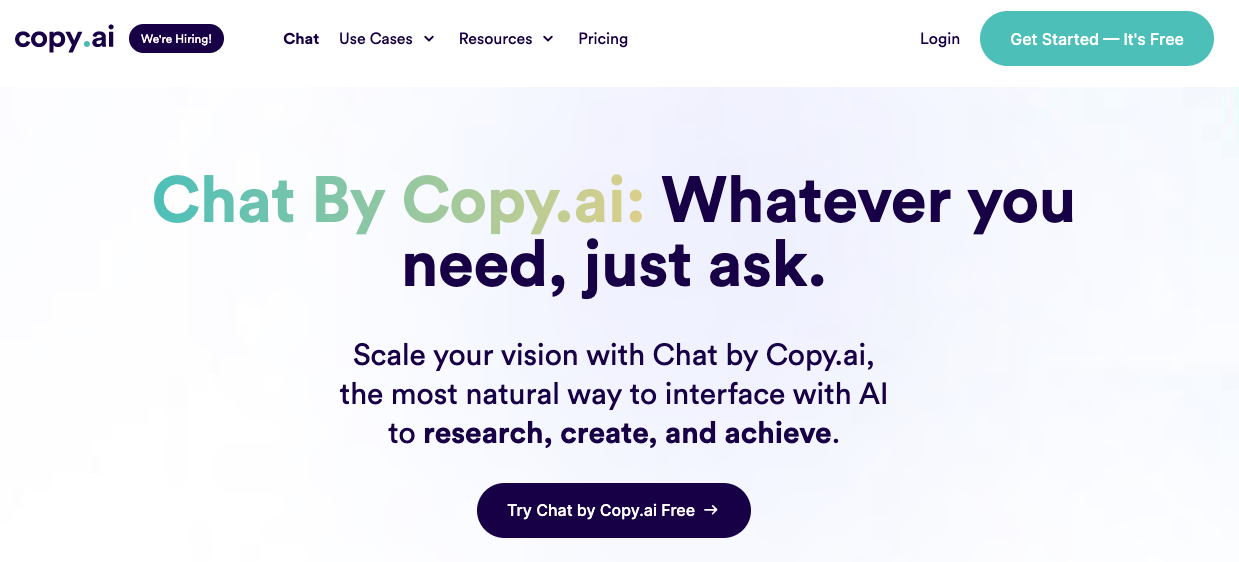 Copy.ai-在线AI文案写作工具